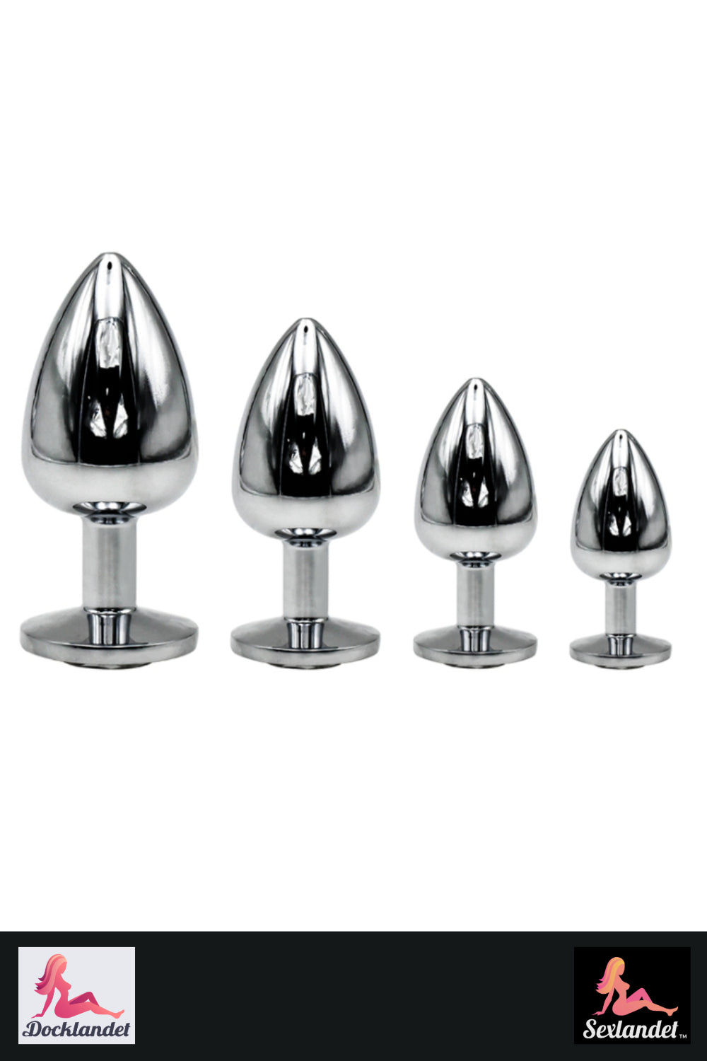 Plug in alluminio - Imposta con 4 dimensioni