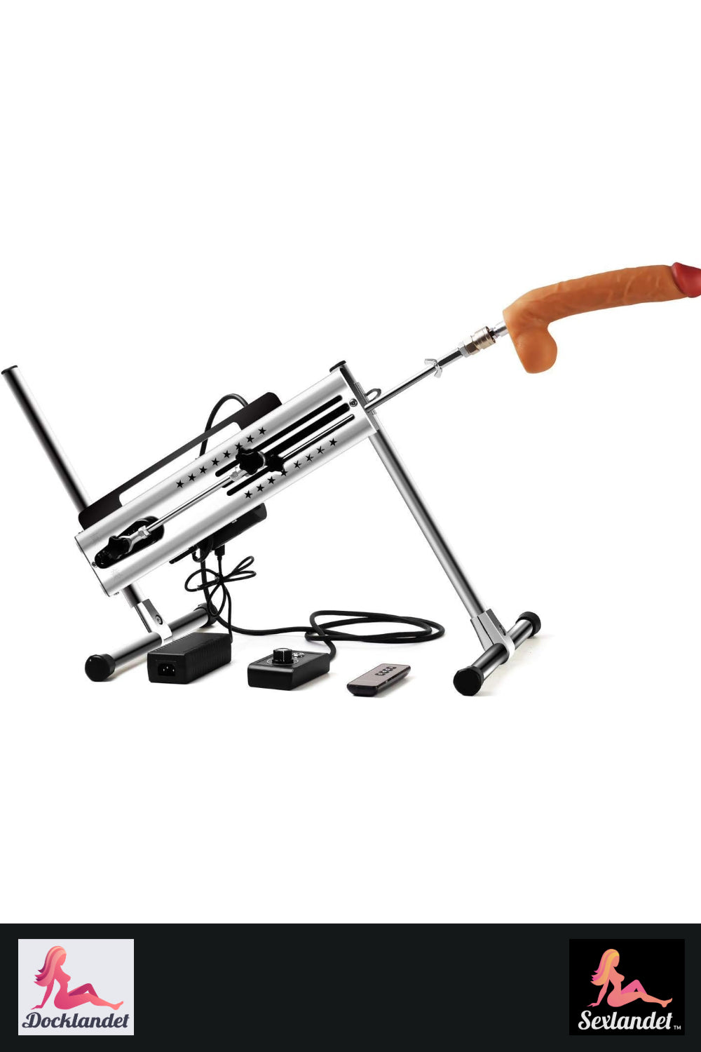 Macchina del sesso professionale con velocità regolabile e doppio controllo - Motore da 120 W