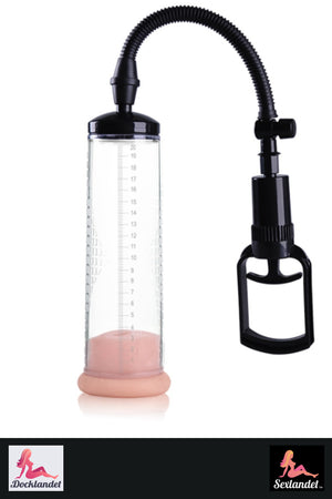 Pompa del pene per ingrandimento ed erezione più dura - 70 × 220 mm | Design nero