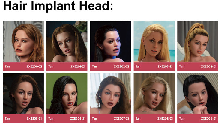 Extra head (Zelex Doll SLE silicone Original)