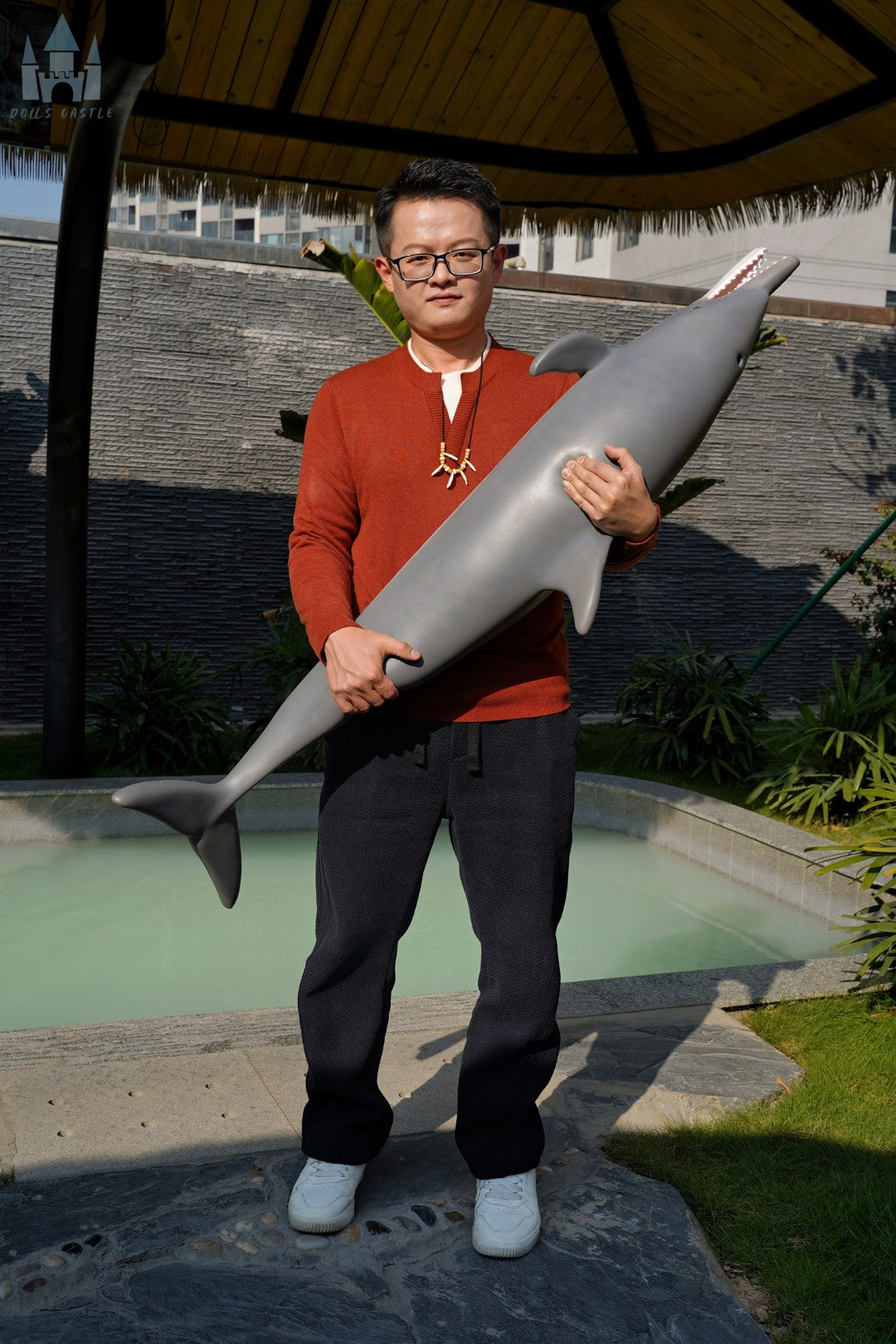 Bambola del sesso del delfino (Dolls Castle 130 cm Silicone)