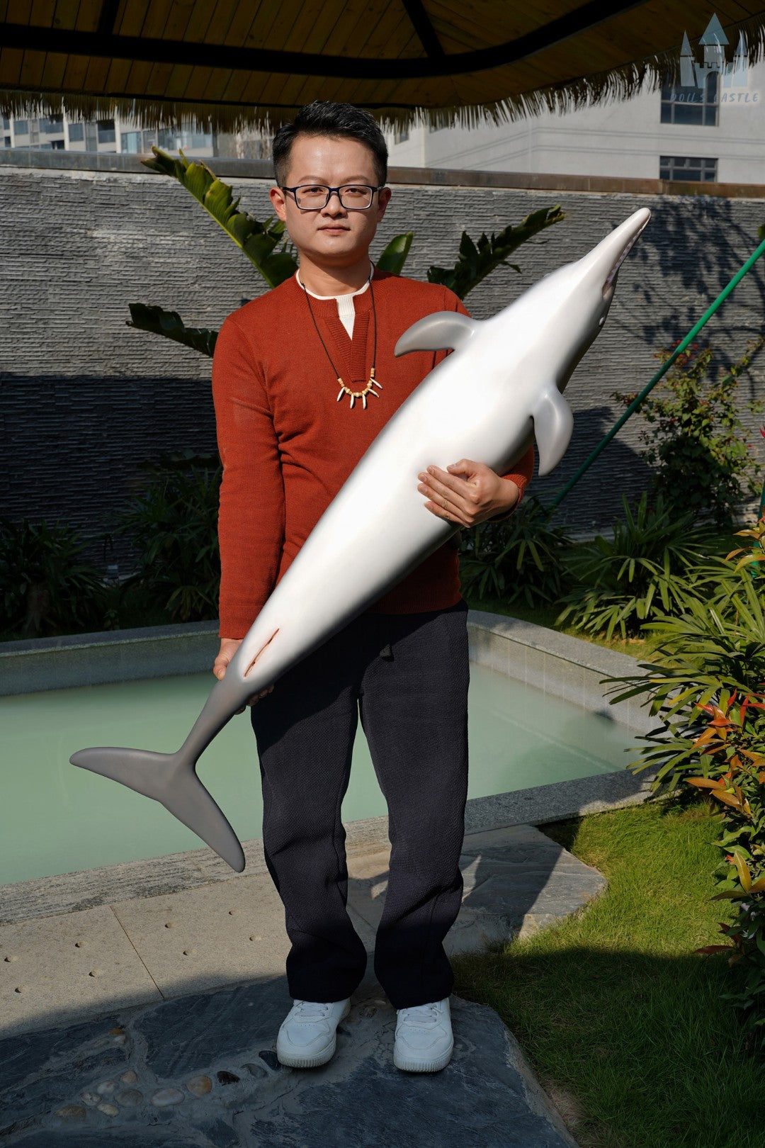 Bambola del sesso del delfino (Dolls Castle 130 cm Silicone)