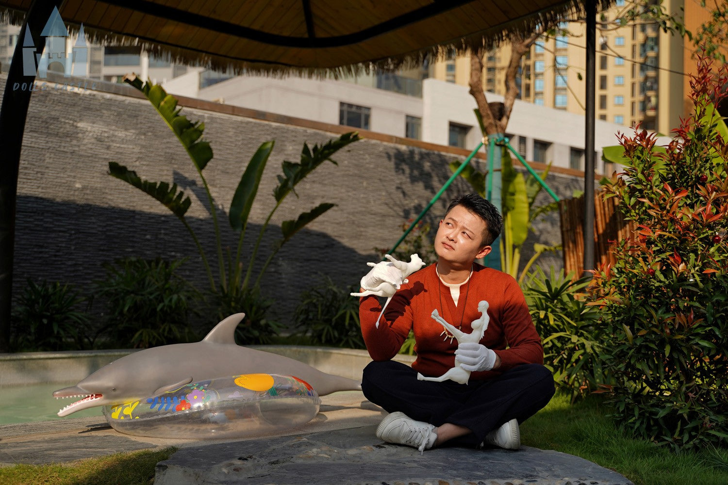 Bambola del sesso del delfino (Dolls Castle 130 cm Silicone)