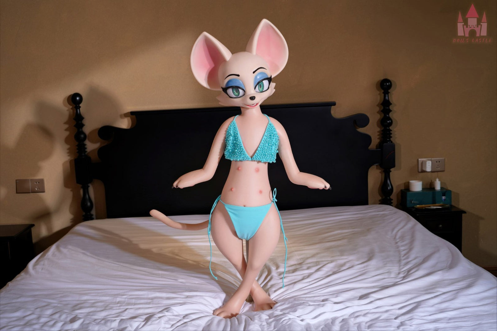 Bambola del sesso del pipistrello del castello (Dolls Castle Coppa A da 100 cm #SZ16 in silicone)