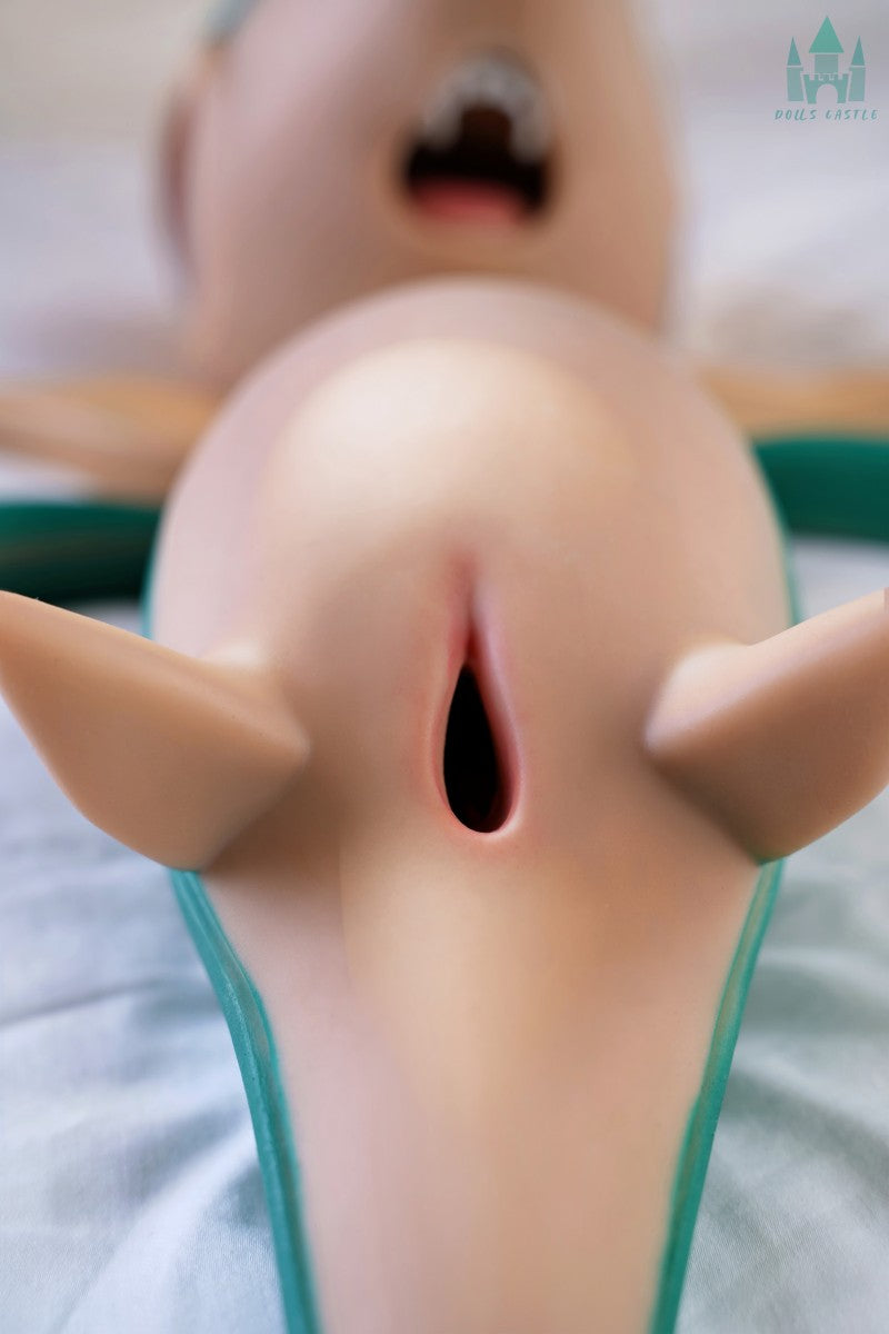 Snivy bambola del sesso (Dolls Castle 80 cm Silicone)