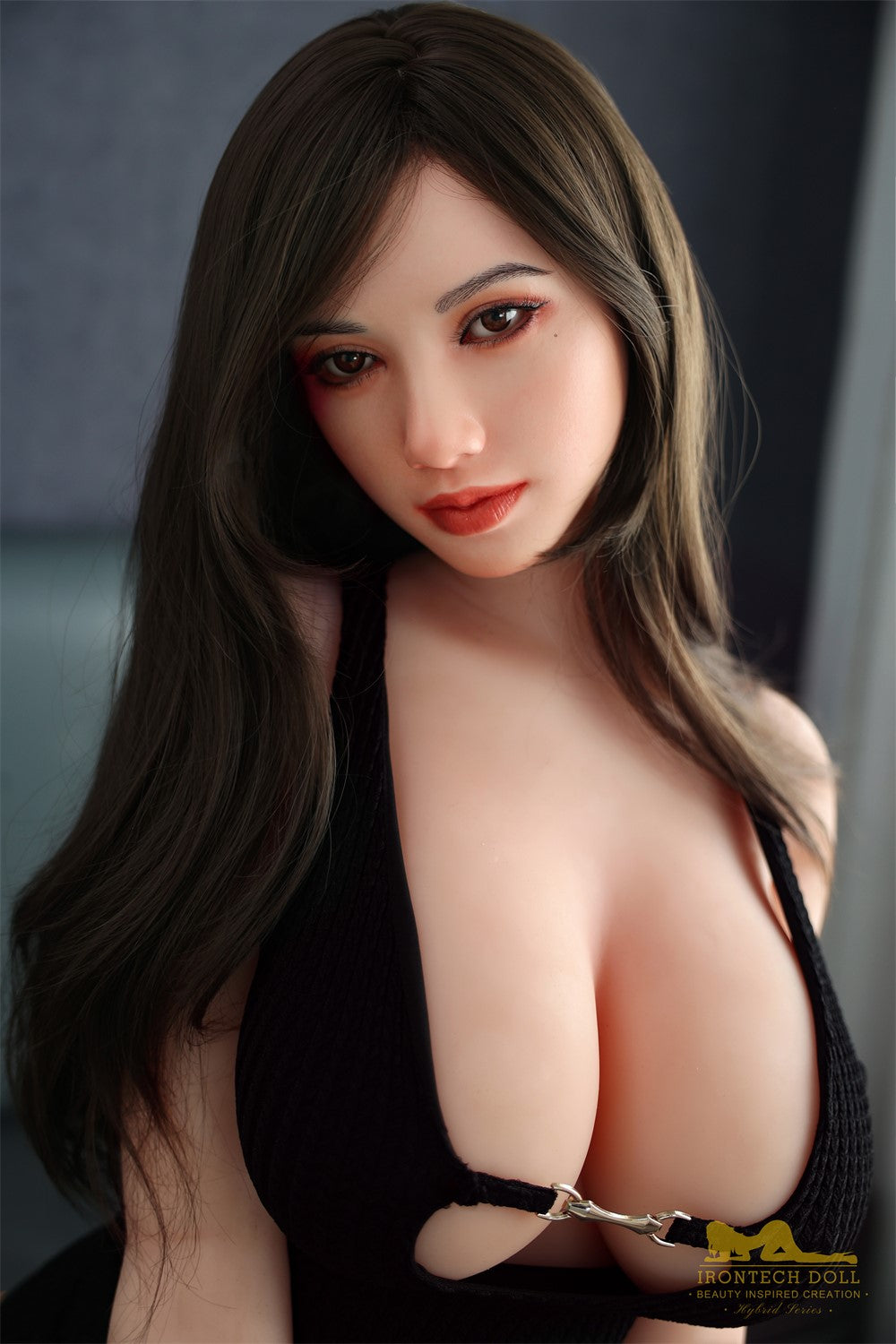 Ella bambola del sesso (Irontech Doll 161 cm E-Kupa S30 TPE+Silicone)