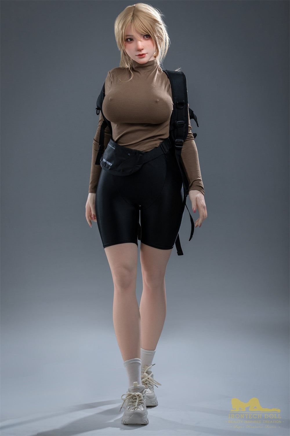 Bambola del sesso del gattino (Irontech Doll 165 cm Coppa F S32 in silicone)