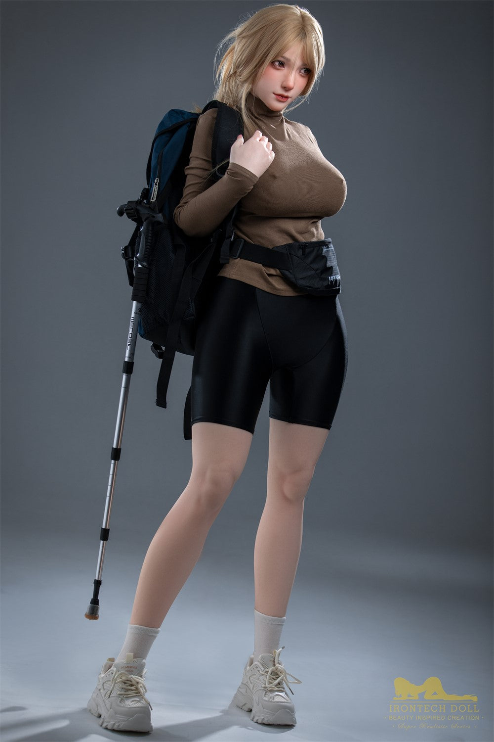 Bambola del sesso del gattino (Irontech Doll 165 cm Coppa F S32 in silicone)