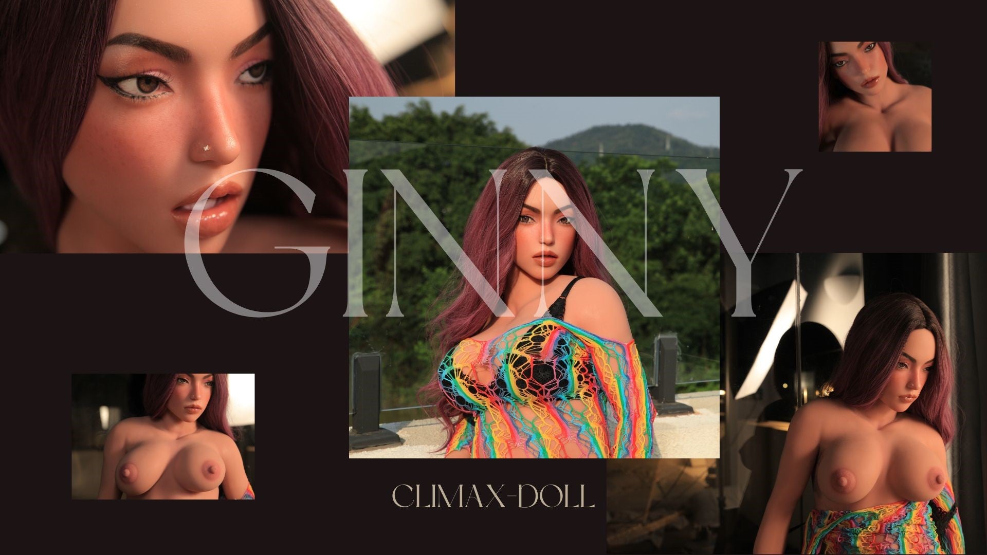 Bambola di sesso ginny (Climax Doll Pro 155cm d-kupa tpe+silicone) EXPRESS