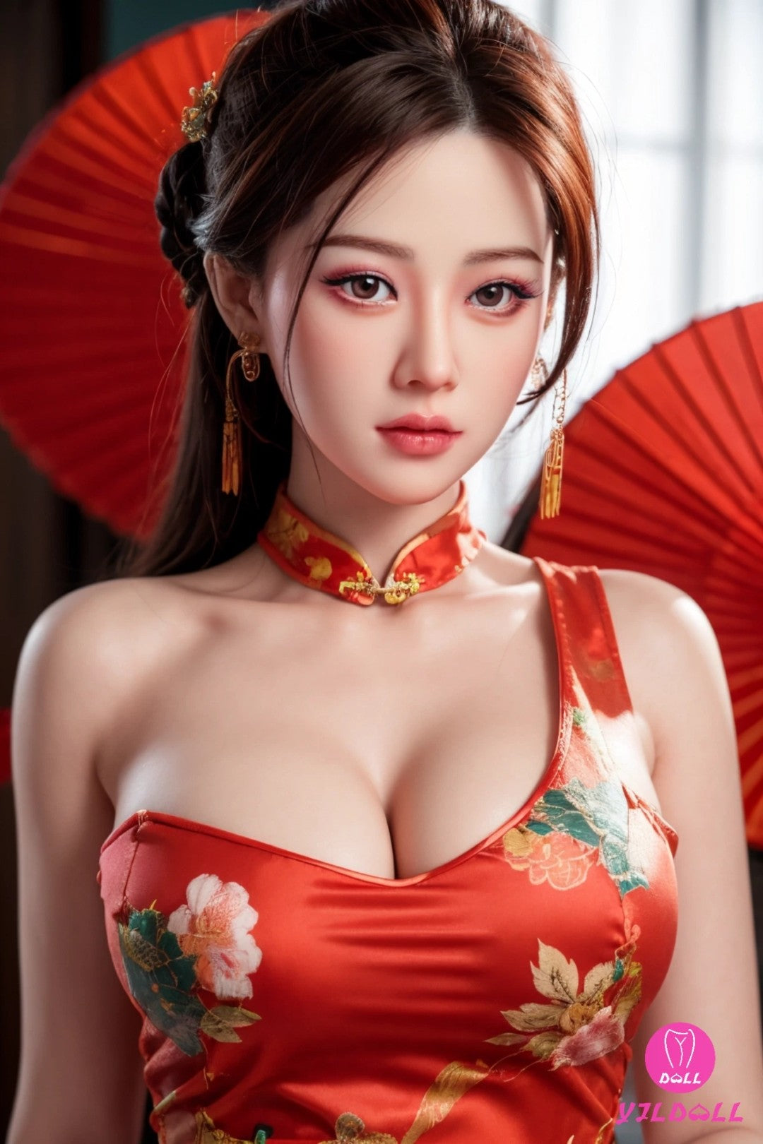 Serenità bambola sessuale (YJL Doll 168 cm D-CUP #413 Silicone)