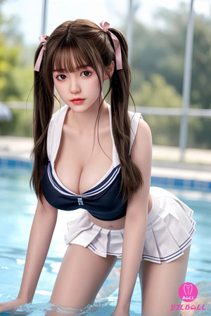 Bambola del sesso di Gu Lan (YJL Doll 165 cm D-CUP #410 Silicone)