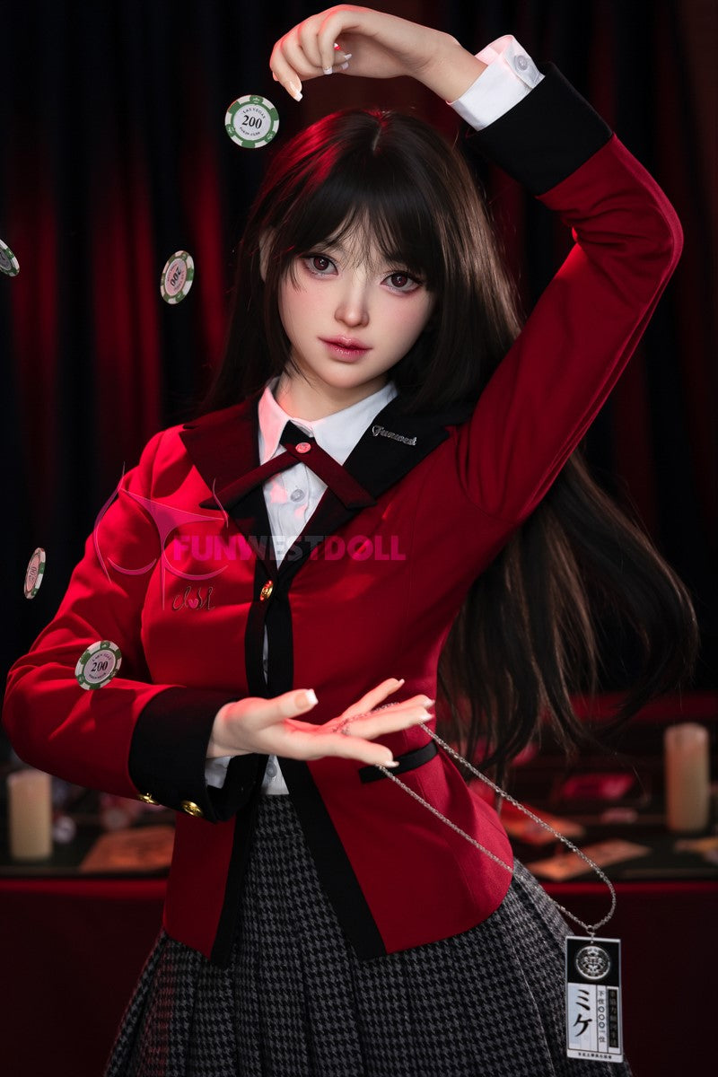 Yumeko Jabami bambola del sesso (FunWest Doll 159 cm Coppa A #038S Silicone)