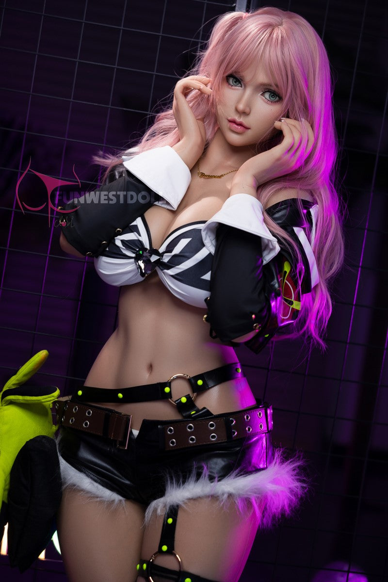 Nicole bambola del sesso (FunWest Doll Coppa G da 157 cm #036S in silicone)