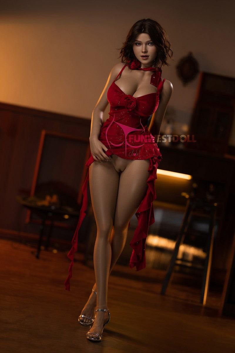 Rosa bambola del sesso (FunWest Doll 157 cm G-CUP #043SJ Silicone)