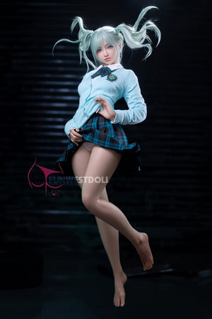 Hatsune Miko Sex Doll (FunWest Doll 159 cm A-CUP #041s Silicone)