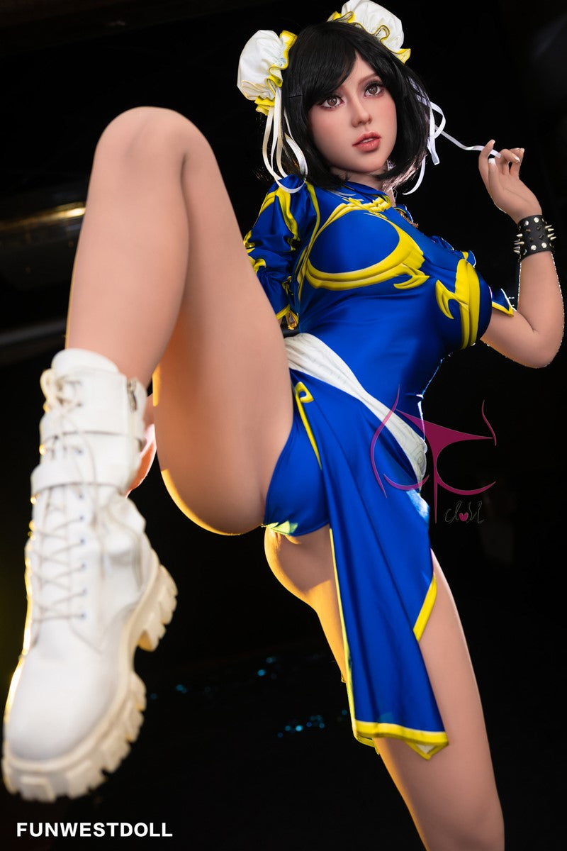 Chun Li bambola del sesso (FunWest Doll Coppa F da 155 cm n. 032 TPE)