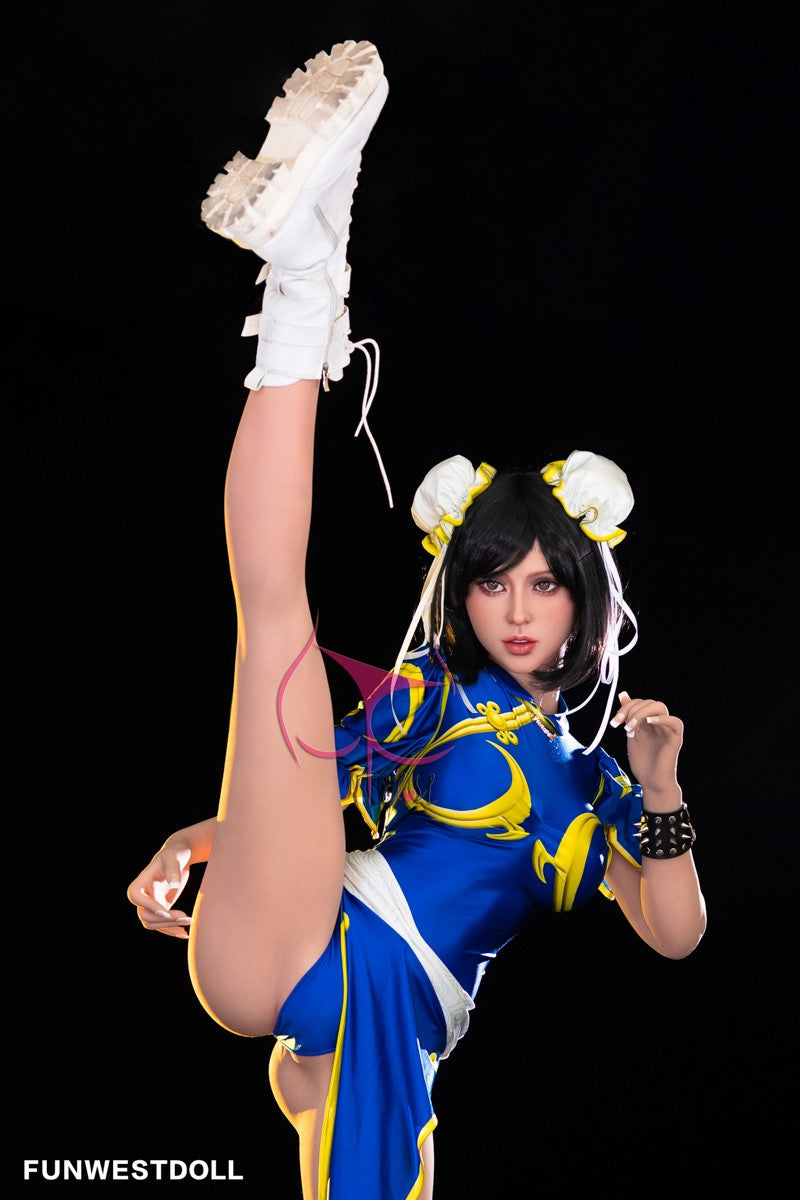 Chun Li bambola del sesso (FunWest Doll Coppa F da 155 cm n. 032 TPE)