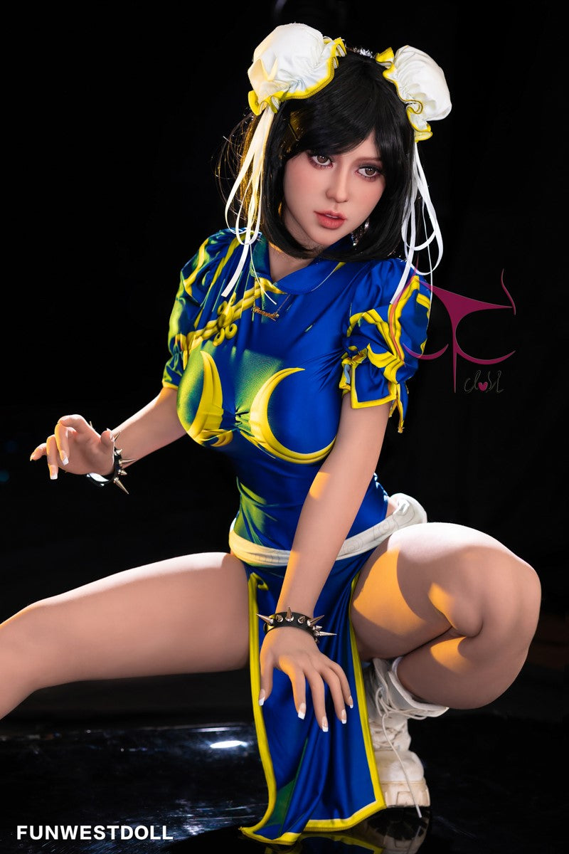 Chun Li bambola del sesso (FunWest Doll Coppa F da 155 cm n. 032 TPE)
