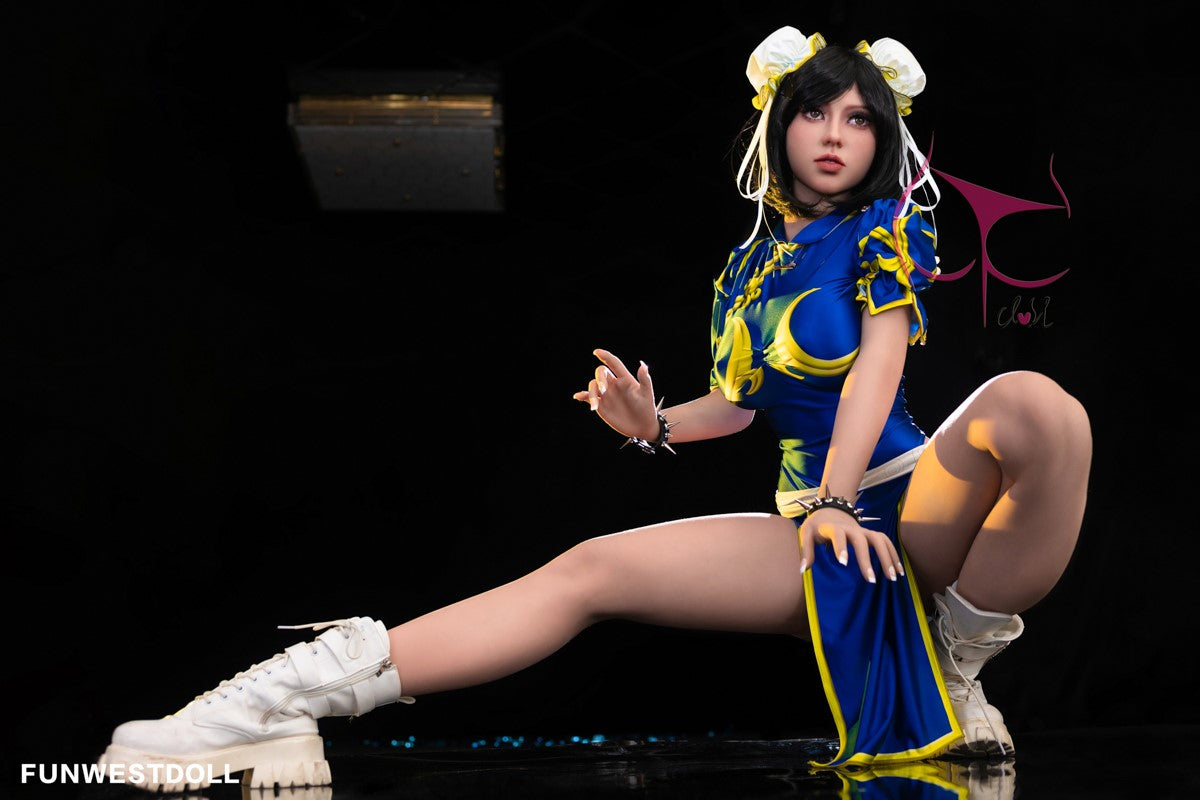 Chun Li bambola del sesso (FunWest Doll Coppa F da 155 cm n. 032 TPE)