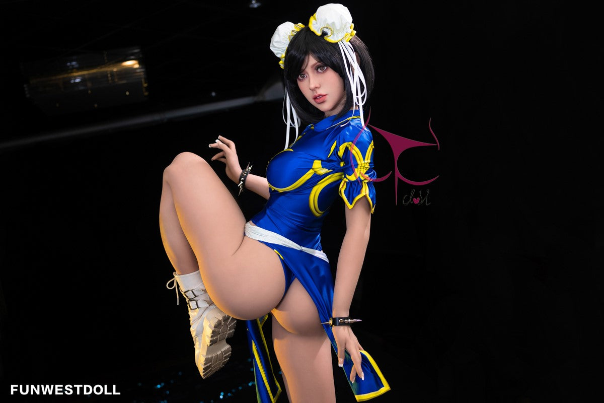 Chun Li bambola del sesso (FunWest Doll Coppa F da 155 cm n. 032 TPE)