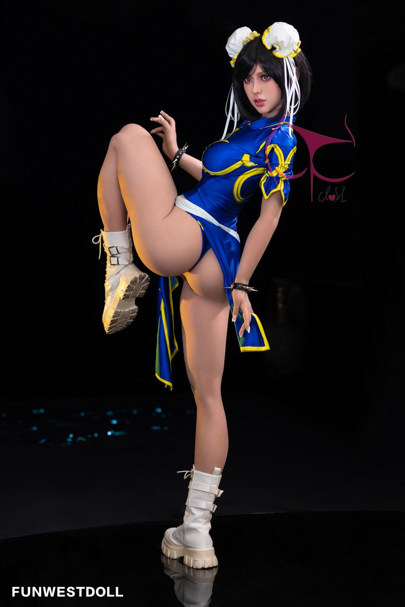 Chun Li bambola del sesso (FunWest Doll Coppa F da 155 cm n. 032 TPE)