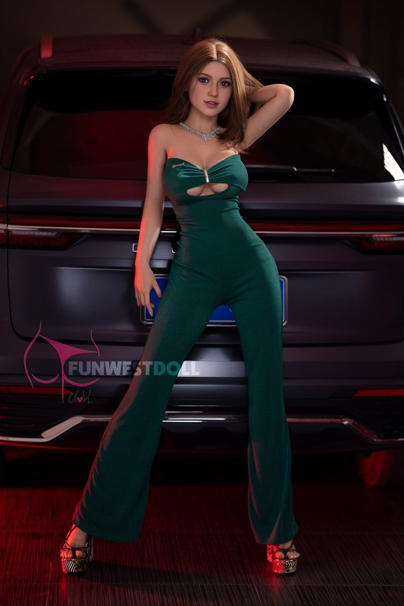Rosa bambola del sesso (FunWest Doll 155 cm F-CUP #043 S-TPE) EXPRESS