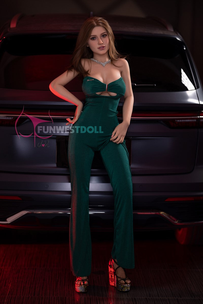 Rosa bambola del sesso (FunWest Doll 155 cm F-CUP #043 S-TPE) EXPRESS