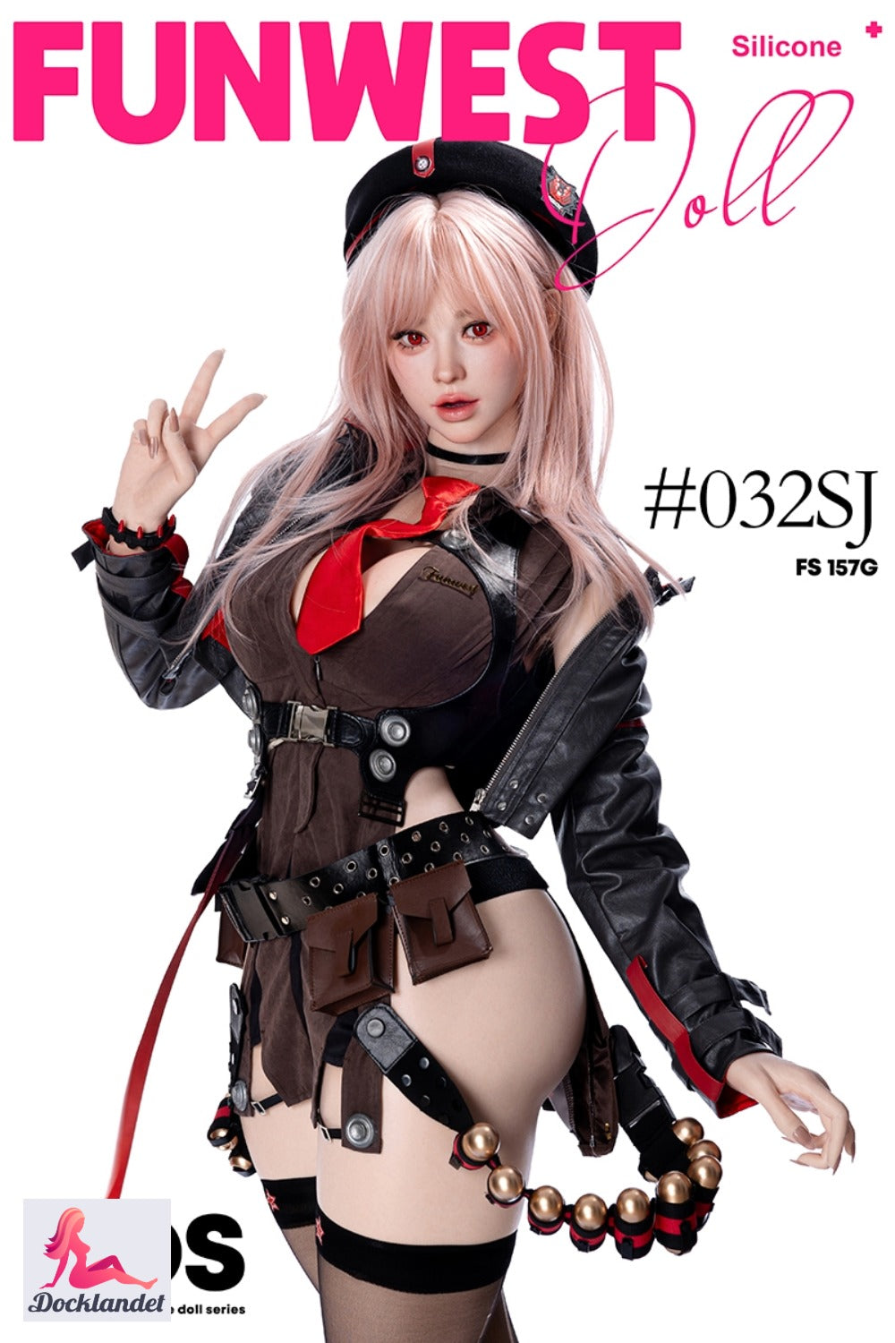 Lucy bambola del sesso (FunWest Doll Coppa G da 157 cm n. 032SJ RST silicone)