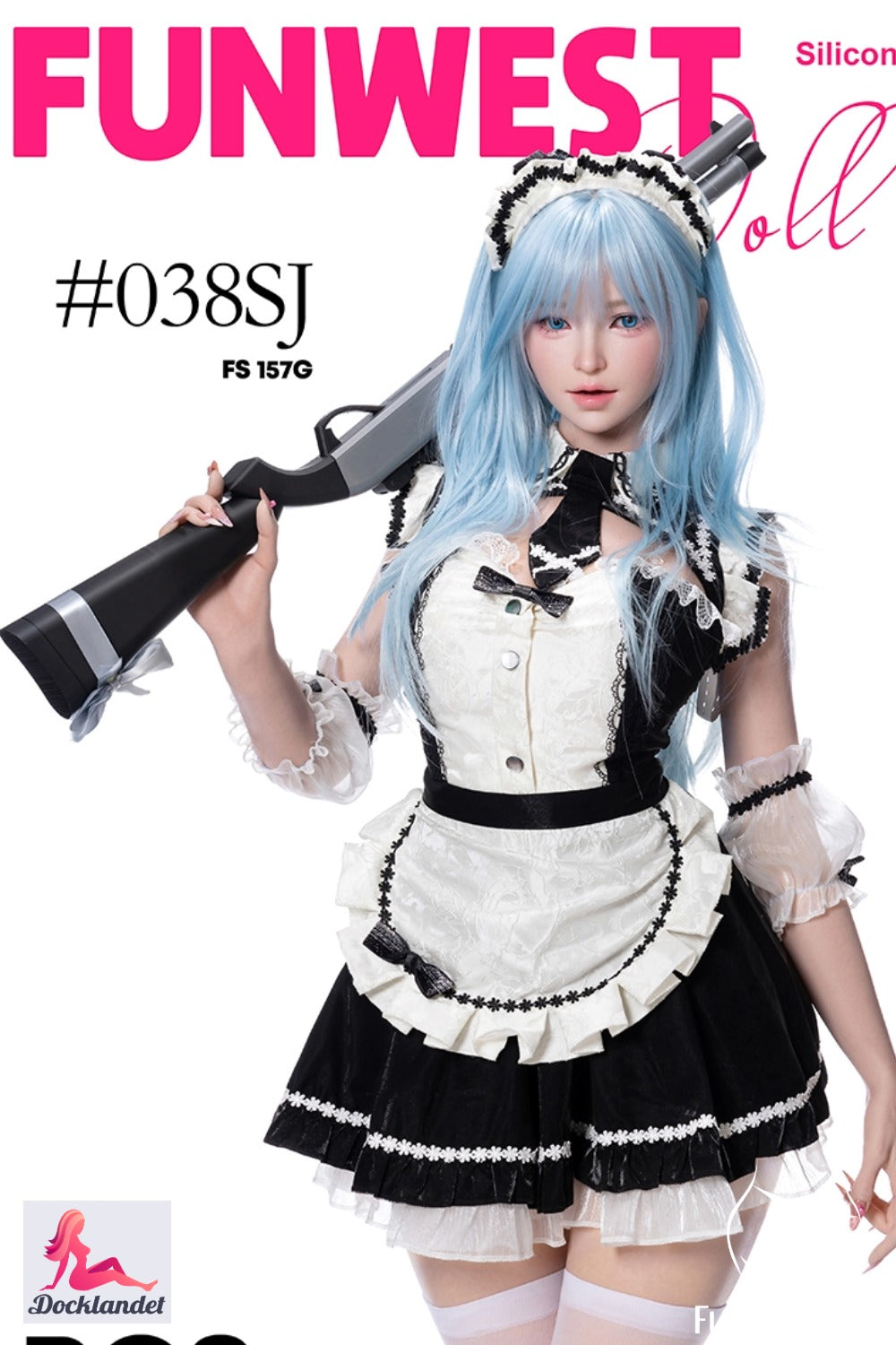 Alice bambola del sesso (FunWest Doll Coppa G da 157 cm n. 038SJ RST silicone)