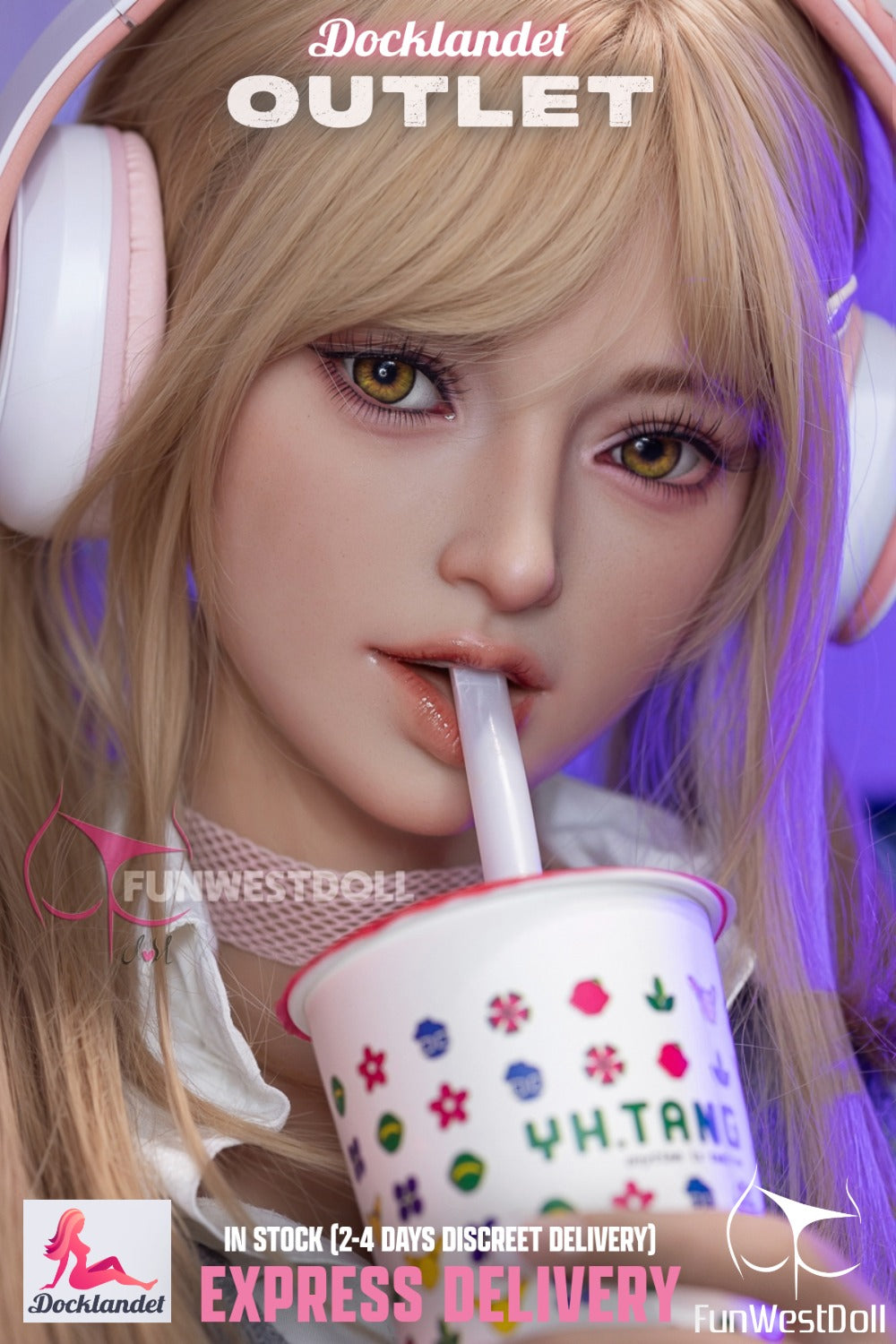 Alice bambola del sesso (FunWest Doll 159 cm Coppa A #038 TPE) EXPRESS LO SPUNTO