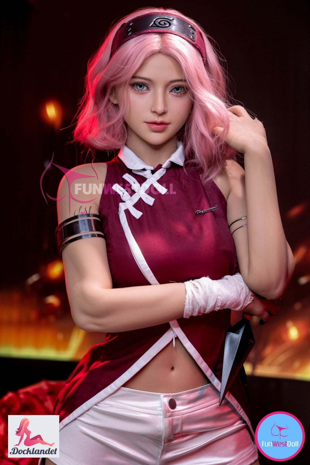 Sakura Alice Sex Doll (FunWest Doll 159 cm A-CUP #038 S-TPE) EXPRESS
