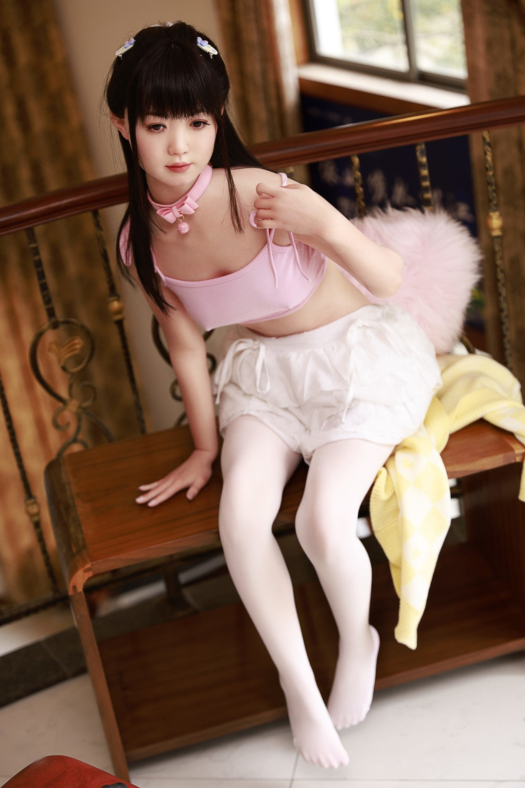 Bambola del sesso Chiyo (AXB Doll 154 cm Coppa A GD42-1 Silicone)