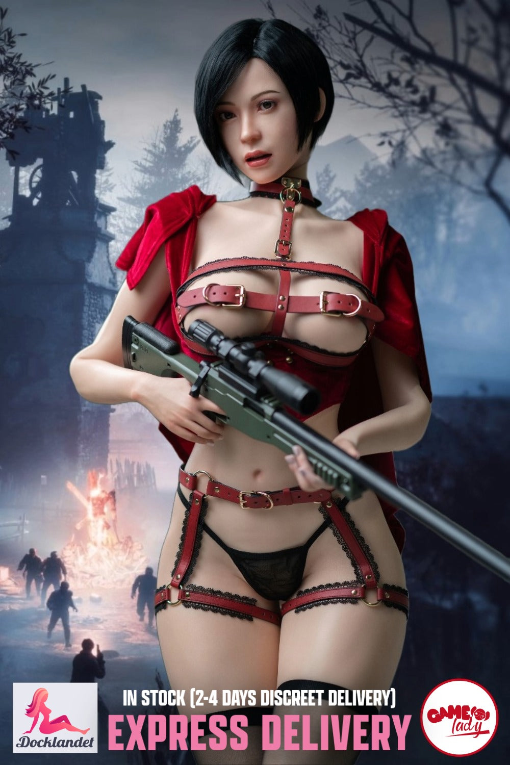 Ada Wong bambola del sesso (Game Lady Coppa G n. 21 in silicone da 171 cm)