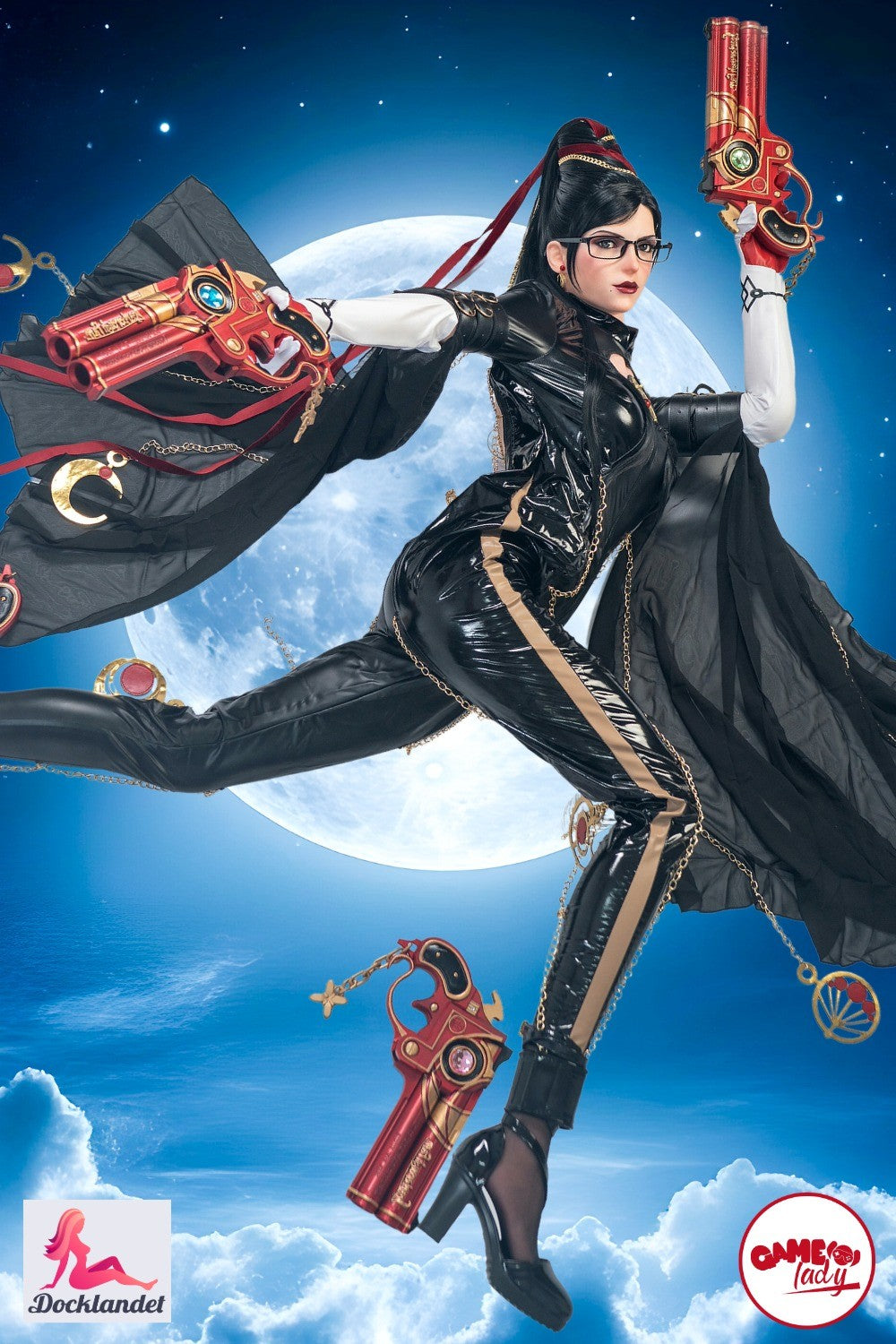 En cosplay-docka med utseende och stil inspirerad av den populära karaktären "Bayonetta". Bayonetta sexdocka från Game Lady är 170 cm lång med en smal kropp och små bröst (storlek B-kupa). För dig som länge drömt om en verklighetstrogen Bayonetta i full storlek är detta den ultimata dockan! Game Lady är kända för sina cosplay-dockor och detta är den första helt Bayonetta-inspirerade dockan i världen.&nbsp;