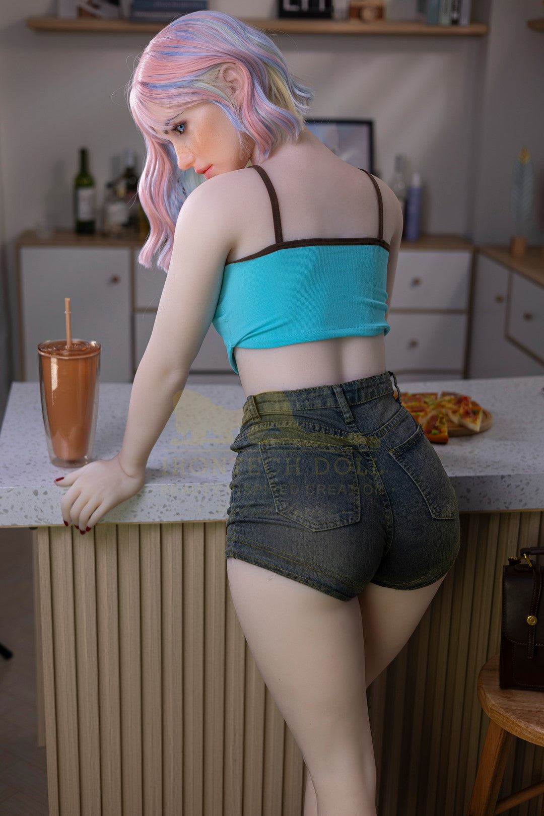 Heidi bambola del sesso (Irontech Doll 162 cm Coppa A S46 TPE+silicone)