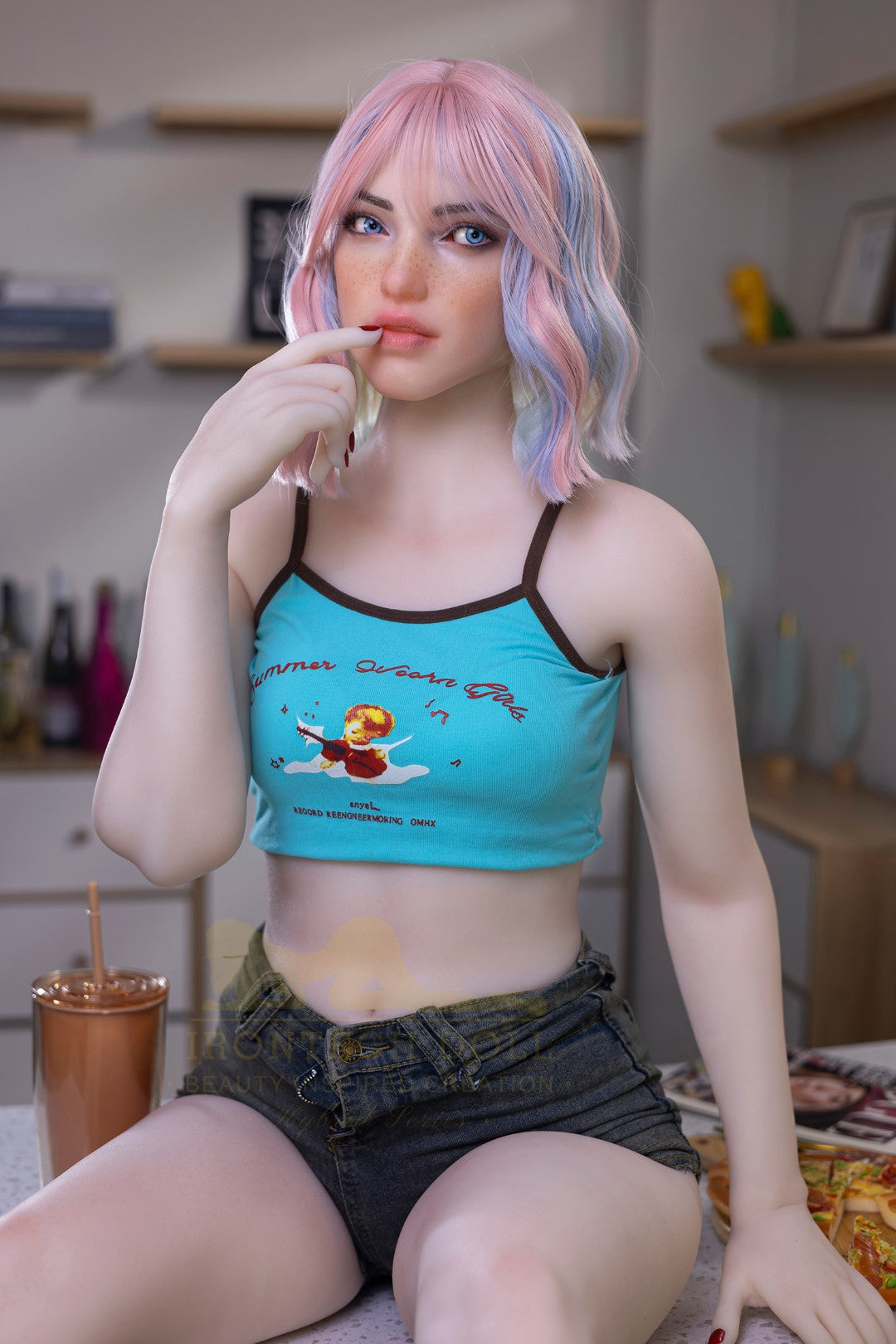 Heidi bambola del sesso (Irontech Doll 162 cm Coppa A S46 TPE+silicone)