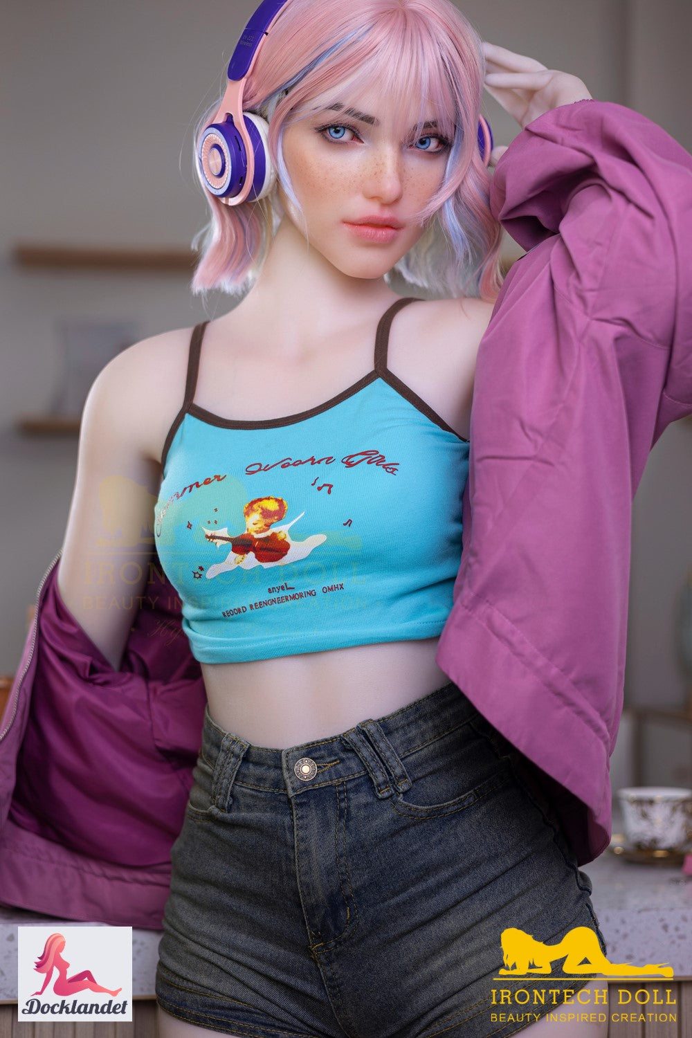 Heidi bambola del sesso (Irontech Doll 162 cm Coppa A S46 TPE+silicone)