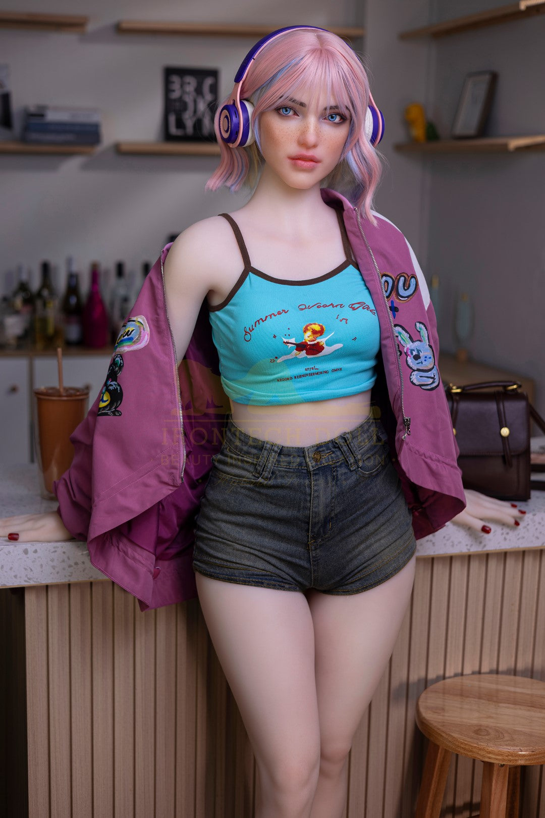 Heidi bambola del sesso (Irontech Doll 162 cm Coppa A S46 TPE+silicone)