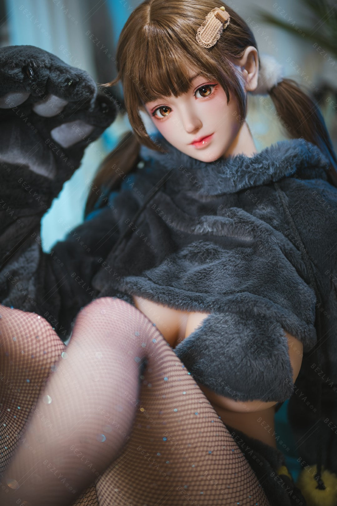 Paeonia bambola del sesso (Bezlya Doll Coppa F da 155 cm 2.0 TPE+silicone)