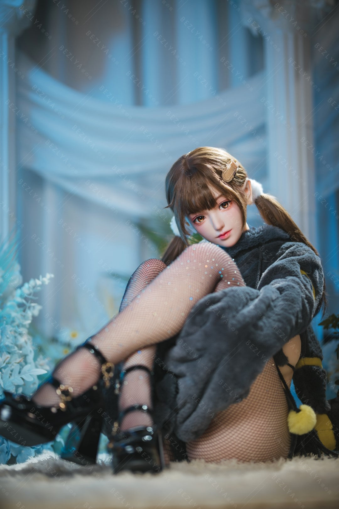 Paeonia bambola del sesso (Bezlya Doll Coppa F da 155 cm 2.0 TPE+silicone)