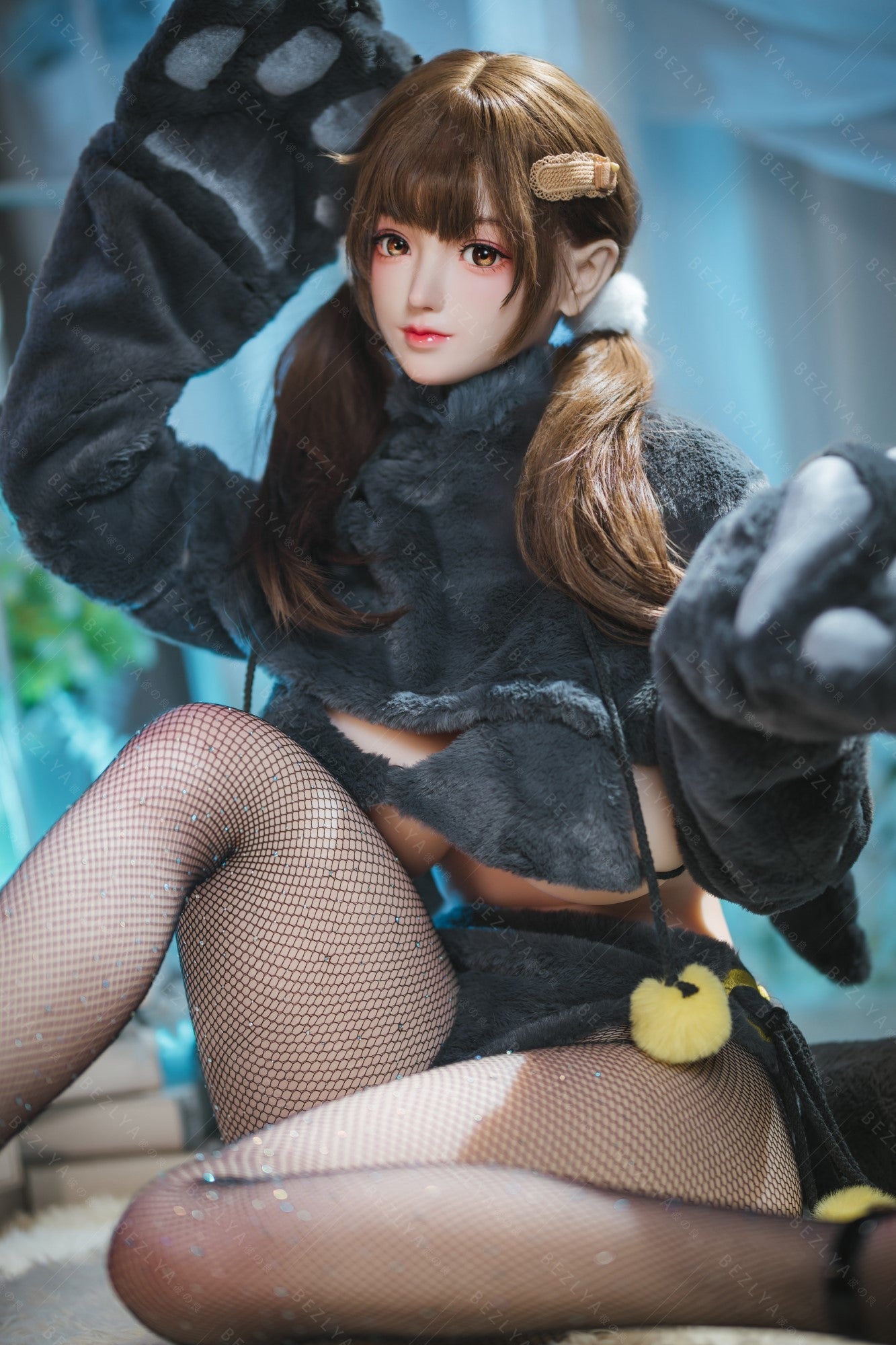 Paeonia bambola del sesso (Bezlya Doll Coppa F da 155 cm 2.0 TPE+silicone)