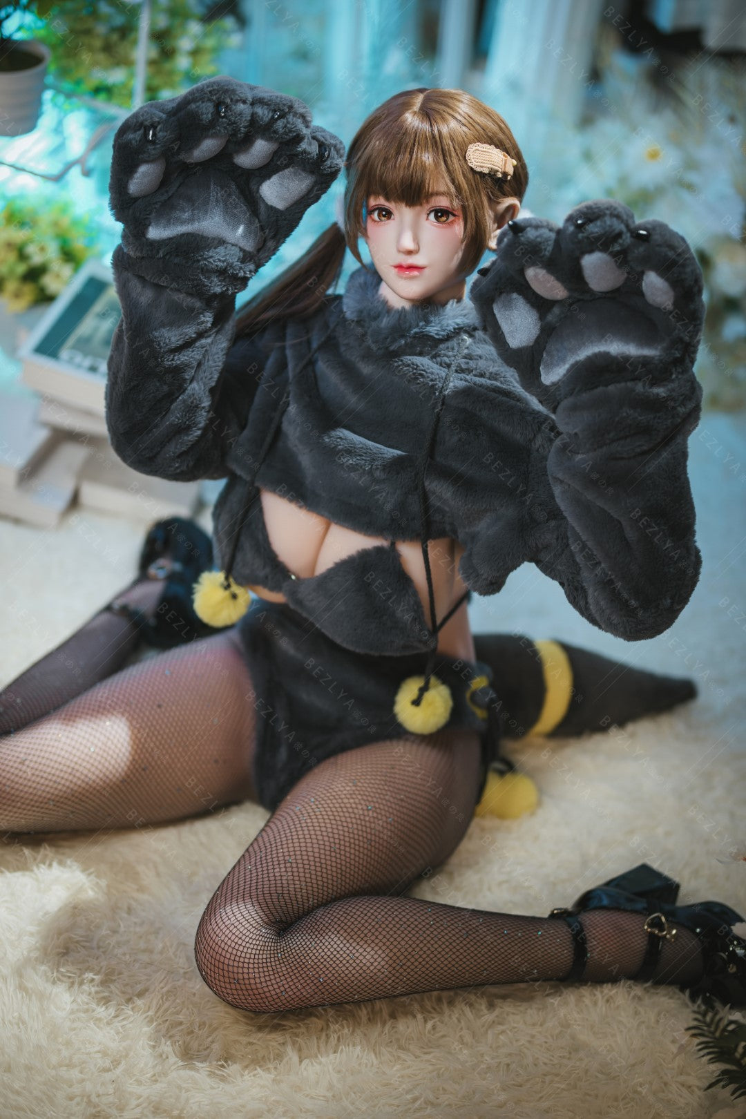 Paeonia bambola del sesso (Bezlya Doll Coppa F da 155 cm 2.0 TPE+silicone)