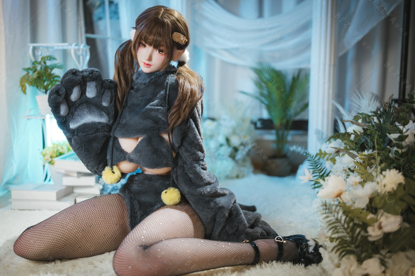 Paeonia bambola del sesso (Bezlya Doll Coppa F da 155 cm 2.0 TPE+silicone)