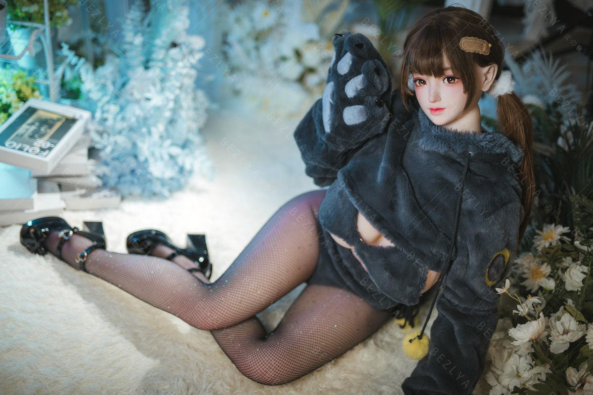 Paeonia bambola del sesso (Bezlya Doll Coppa F da 155 cm 2.0 TPE+silicone)