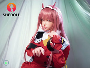 Zero due bambola sessuale (SHEDOLL 152 cm A-CUP #SH186 2.0 TPE+silicone)