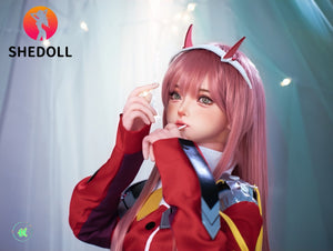 Zero due bambola sessuale (SHEDOLL 152 cm A-CUP #SH186 2.0 TPE+silicone)