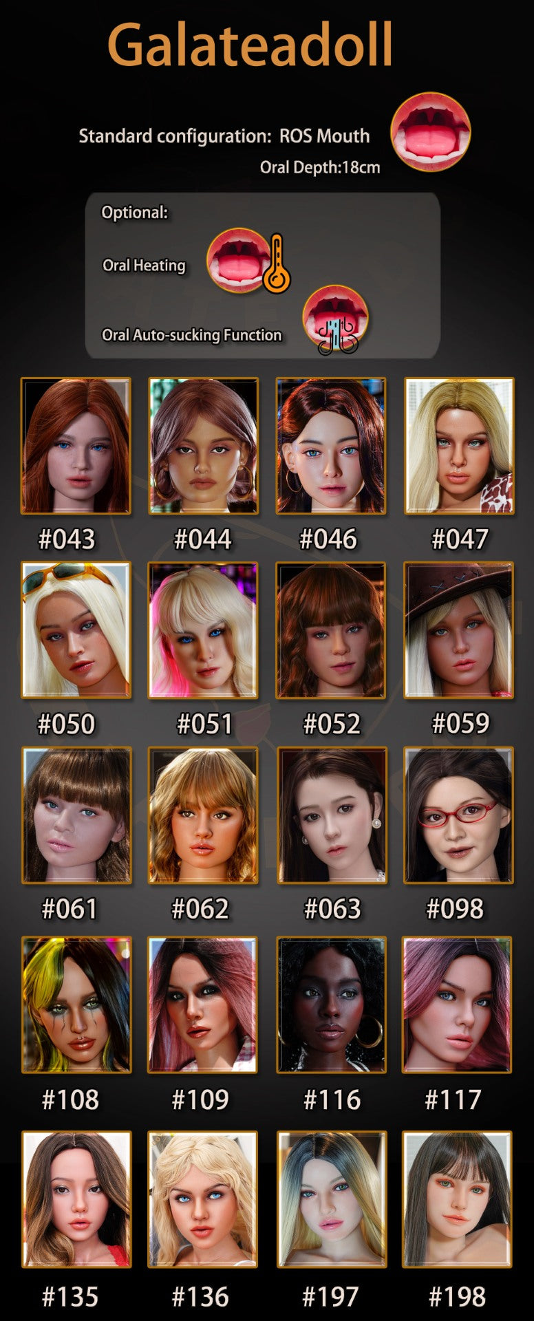 Extra head (Galatea Doll silicone Original)