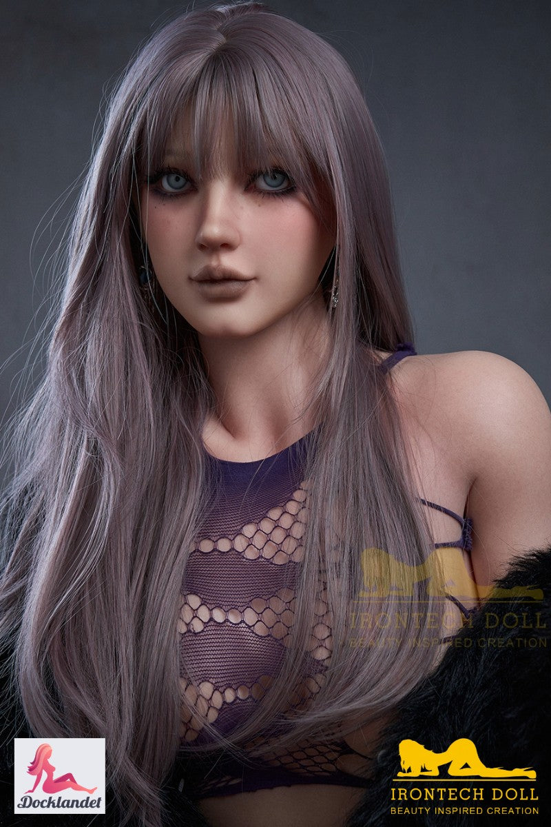 Bambola del sesso della ciliegia (Irontech Doll 169 cm Coppa C S9 Silicone)