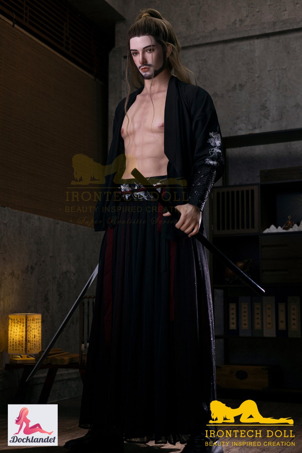 John bambola del sesso maschile (Irontech Doll 176 cm M10 Silicone)