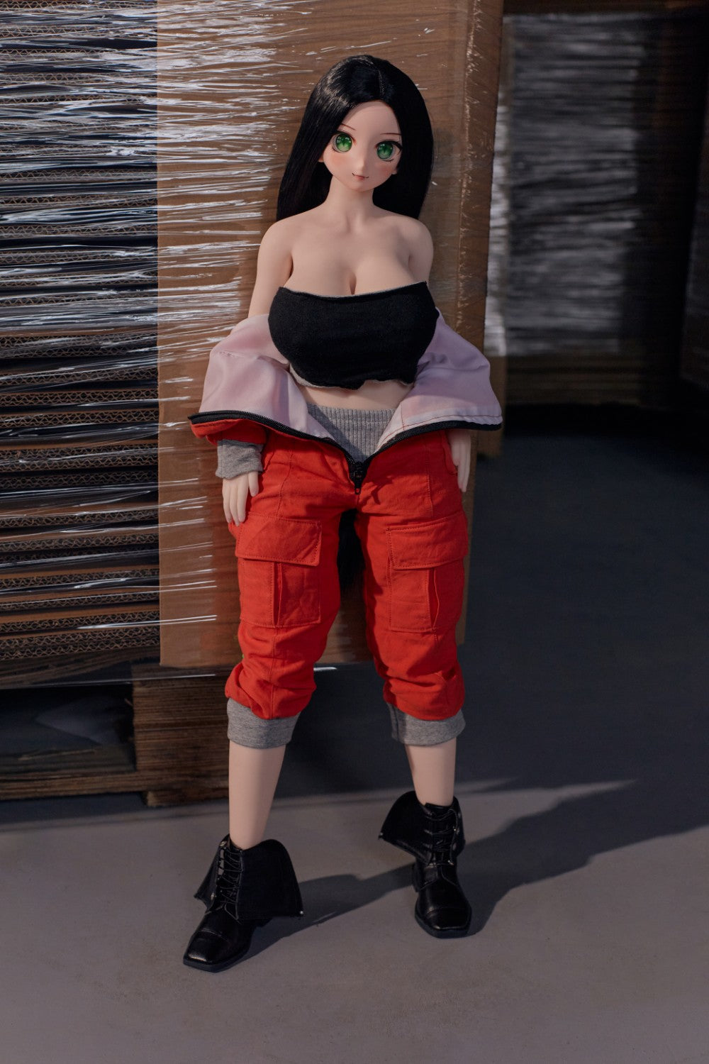 Rina bambola del sesso (Climax Doll Mini tazza G da 60 cm in silicone)